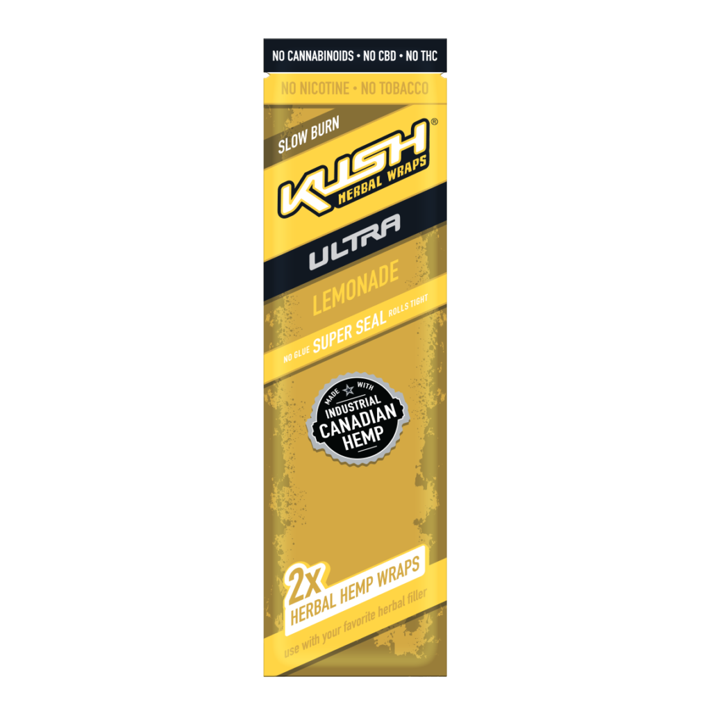 KUSH Conical Herbal Wraps Ultra - Lemonade Flavored