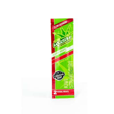 KUSH Conical Herbal Wrap Ultra Kiwi-Strawberry Flavored