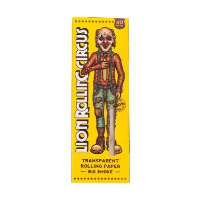 Lion Rolling Circus King Size Slim Transparent Rolling Paper