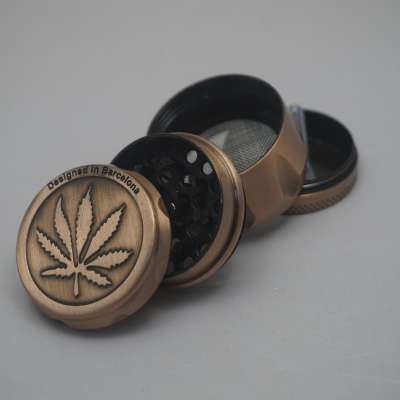 Grinder Mushroom / Unicorn / Clock / Leaf / Pineapple 4 Parts 40MM