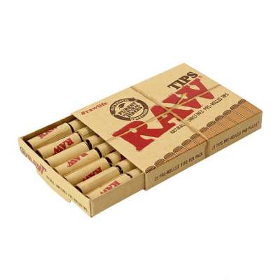RAW Authentic Pre-Rolled Tips