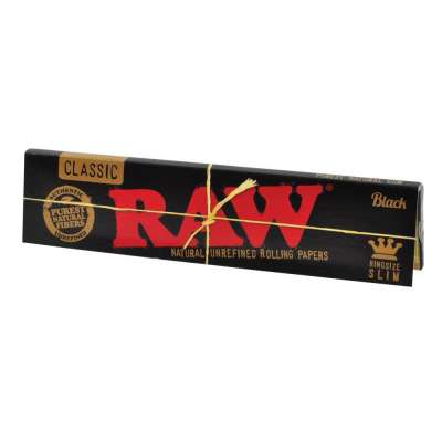 RAW Black King Size Slim Rolling Paper