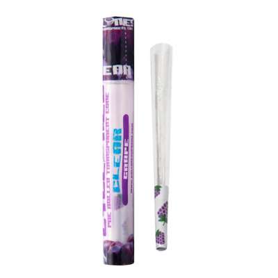 CYCLONE Clear Pre-rolled Transparent Cone - Grape Flavored