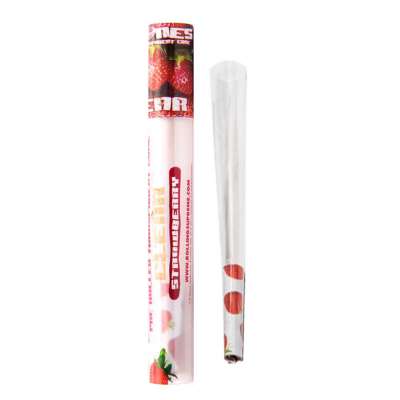 CYCLONES Clear Pre-rolled Transparent Cone - Strawberry Flavored