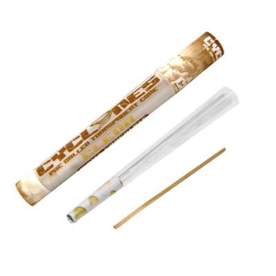 CYCLONES Clear Pre-rolled Transparent Cone - White Chocolate Flavored