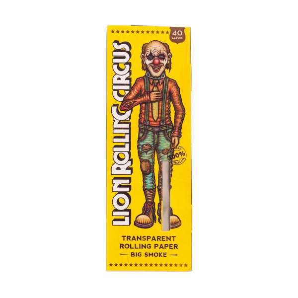 Lion Rolling Circus King Size Slim Transparent Rolling Paper