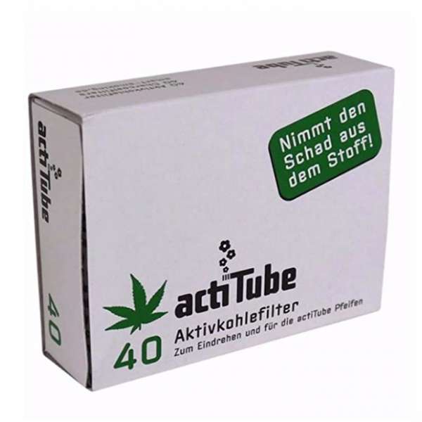 actiTube Activated Charcoal Filters 40-Pack