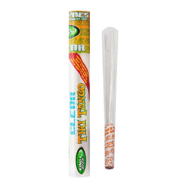 CYCLONES Clear Pre-rolled Transparent Cone - Tiki Tango Flavored
